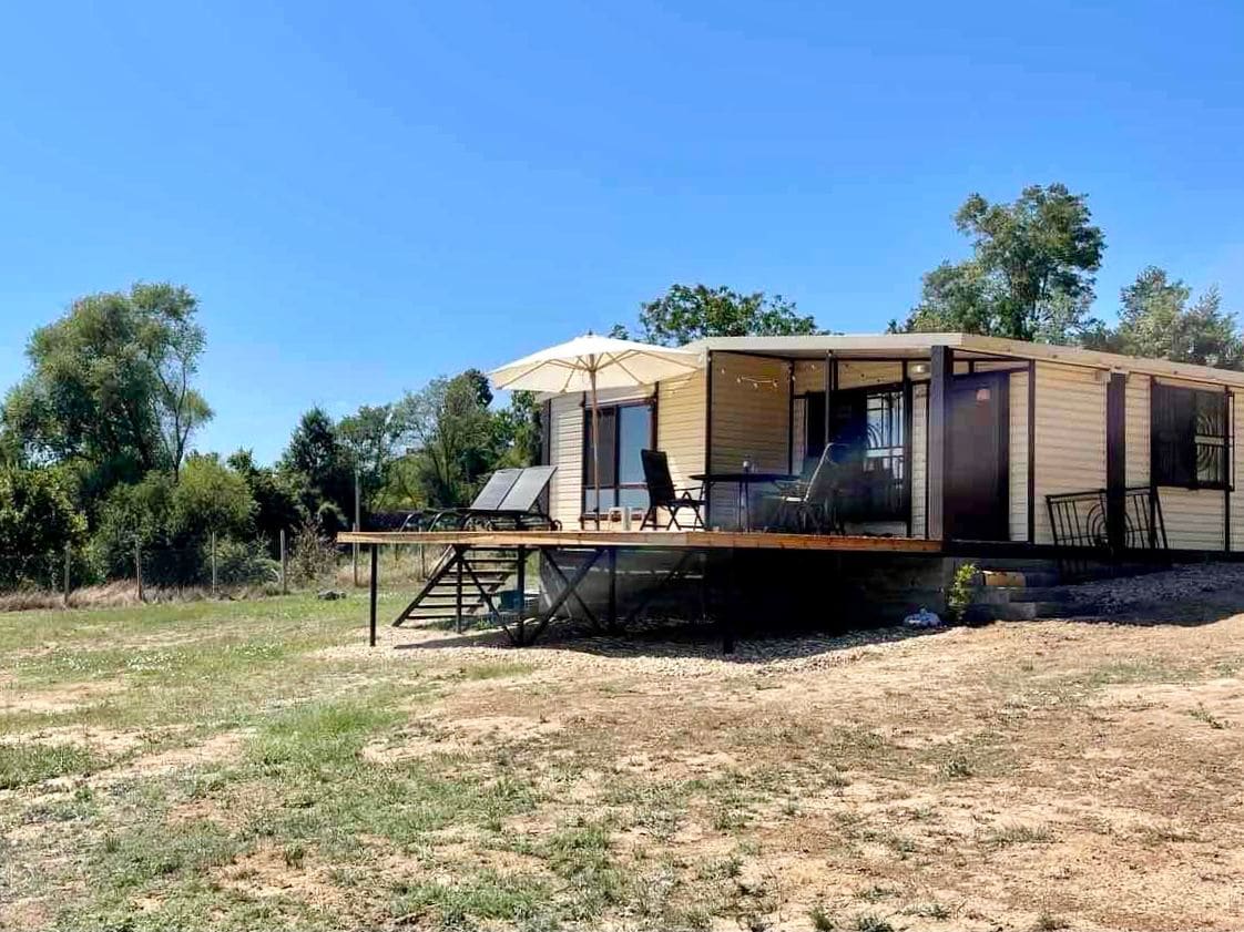 Finished Mobile Home with Elevated Deck